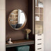elevenpast Mirrors Randy Round Wooden Mirror Oak | Walnut