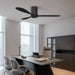 elevenpast Ceiling Fan Hugger Wooden 3-Blade Aluminium Ceiling Fan – White | Black