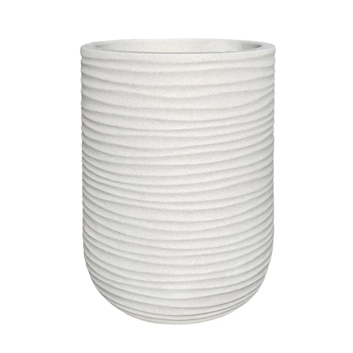 elevenpast Pots & Planters Lagoon Tall Japi Planter in Off White - 3 Sizes