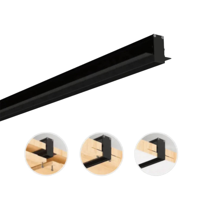 elevenpast Track Lighting rail Magtrack Recessed Track Rail - 48V