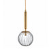 elevenpast Pendant Gold | Clear Glass Roma Pendant Light Gold | Black 3E-KLCH-105/AB