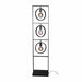 elevenpast Floor lamp Ringmaster Floor Lamp Metal Black 3E-KLT-200/BL