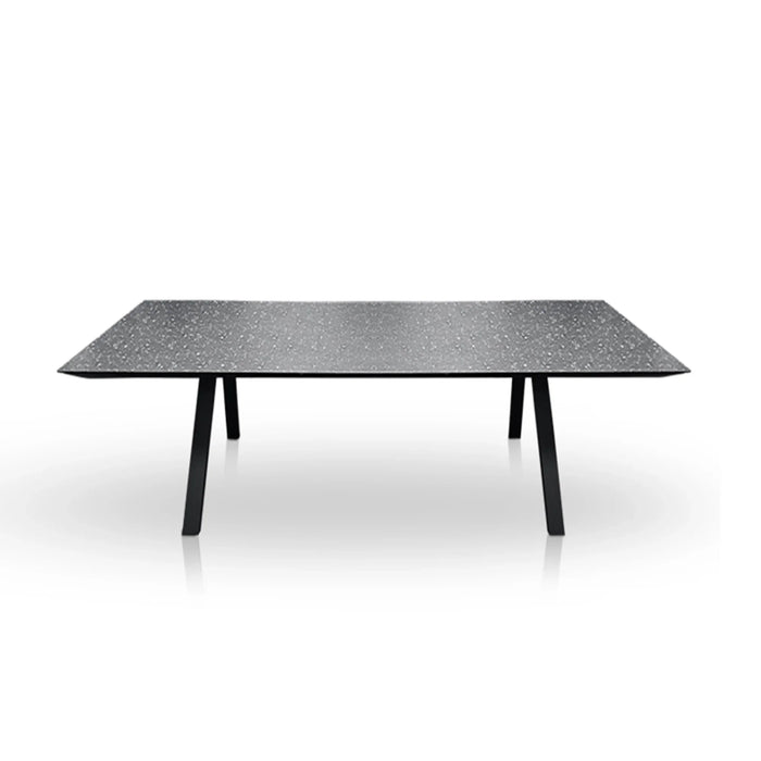 elevenpast Tables Black / 2.4m Izumi Modern Aluminium and Ceramic Glass Dining Table 4.4060.2410.30