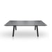 elevenpast Tables Black / 2.4m Izumi Modern Aluminium and Ceramic Glass Dining Table 4.4060.2410.30