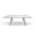 elevenpast Tables White / 2.4m Izumi Modern Aluminium and Ceramic Glass Dining Table 4.4060.2410.31