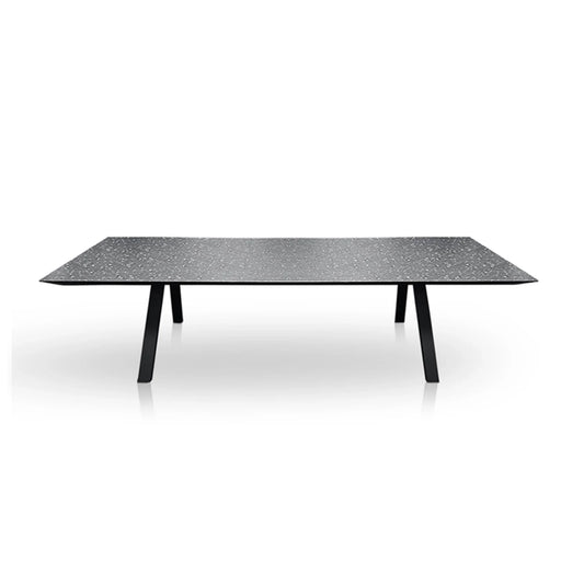 elevenpast Tables Black / 3m Izumi Modern Aluminium and Ceramic Glass Dining Table 4.4060.3011.30