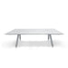 elevenpast Tables White / 3m Izumi Modern Aluminium and Ceramic Glass Dining Table 4.4060.3011.31