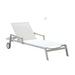 elevenpast pool lounger White Amalfi Premium Patio Lounger – Reclining Aluminium Sunbed 4.5050.31