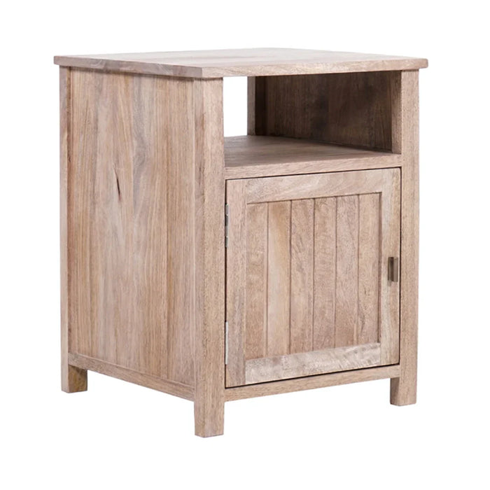 elevenpast Bedside Pedestal Left Handed Meadow Wooden Pedestal 4178/LH