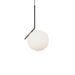 elevenpast Pendant Small Angles Pendant Light Black with Opal Glass | 2 Sizes 45 DEGREE PENDANT LIGHT SMALL