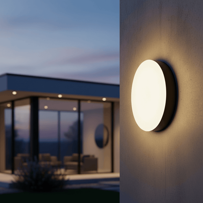 Spazio Wall light Modena Round LED Wall/Ceiling Light - Black 4503.0130