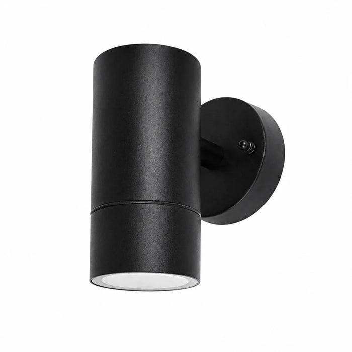 elevenpast Paulie Black GU10 Outdoor Wall Light – Up or Down 4530.1.30