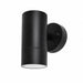 elevenpast Paulie Black GU10 Outdoor Wall Light – Up or Down 4530.1.30