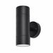 Paulie Black Up and Down Outdoor Wall Light –  IP54 