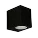 Spazio Wall Light Black Block 1 Wall Light - Black | White 4543.1.30
