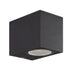 elevenpast wall light Black Modern Cube Outdoor Wall Light - Black | White | Grey 4556.1.30