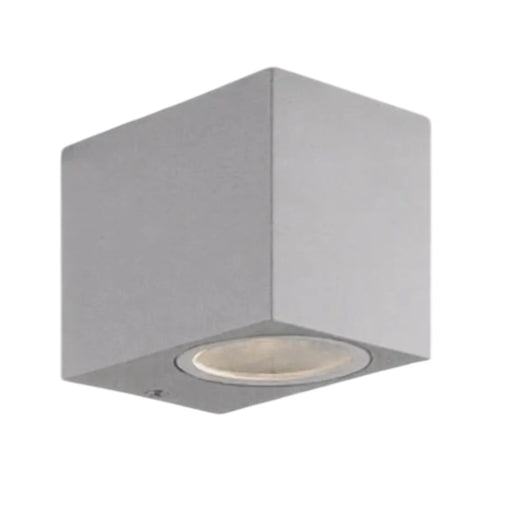 elevenpast wall light Grey Modern Cube Outdoor Wall Light - Black | White | Grey 4556.1.50