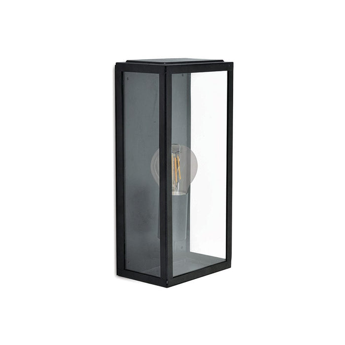 Spazio Wall light Rubik Metal and Glass Outdoor Wall Light Black 4560.01.30