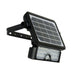 Spazio Outdoor Light Sunflood Polycarbonate Solar LED Outdoor Light Black 4600.4030