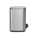 Brabantia waste bin Bo Pedal Bin 11 + 23 Litre in White | Matt Black | Platinum | Matt Steel
