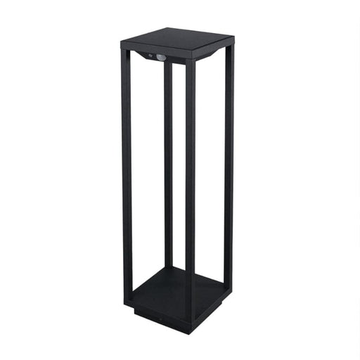 Spazio 3000K Vertigo Solar Table Lamp - Aluminium Black 4661.30.30