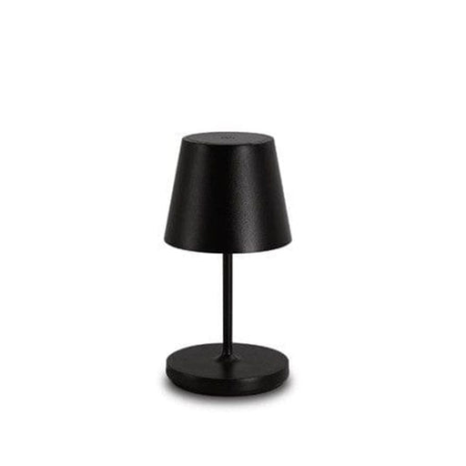 elevenpast Black Trevi Mini Table Lamp - Aluminium & Polycarbonate Rechargeable 4673.3030