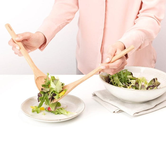 Brabantia salad servers Profile Wooden Salad Servers - Beech Wood
