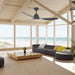 elevenpast Ceiling Fan DC Coastal Ceiling Fan with Remote – 132cm ABS Blades Black | White