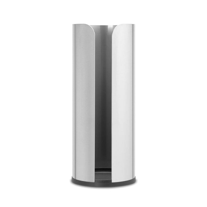 Brabantia toilet roll dispenser ReNew Toilet Roll Dispenser - Matt Steel | Soft Beige | Platinum