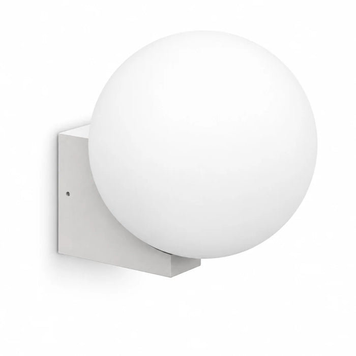 elevenpast Wall Light White Comino Outdoor Globe Wall Light in Black | White 5234.31