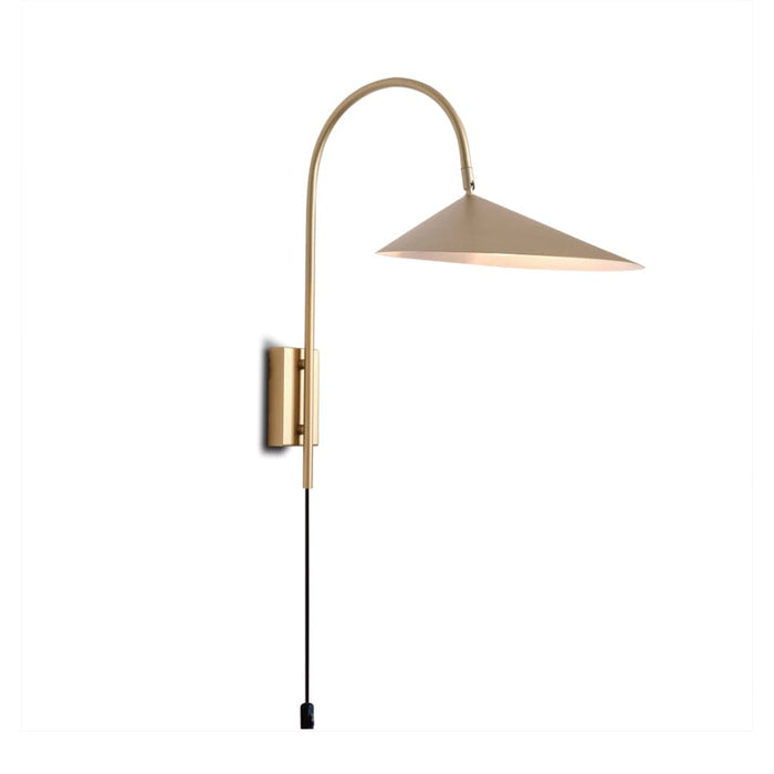 Spazio Wall Light Gold Arum Metal Wall Light Gold | Black | White 5250.10