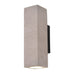 elevenpast pendant light Eterna Travertine Square Up and Down Wall Light 5252.01