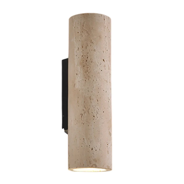 elevenpast pendant light Eterna Travertine Round Up and Down Wall Light 5253.01