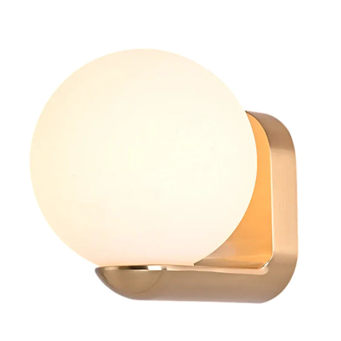 elevenpast Wall light Brass Modern Globe Bathroom Wall Light – Black |Brass | Chrome | White 5254.10