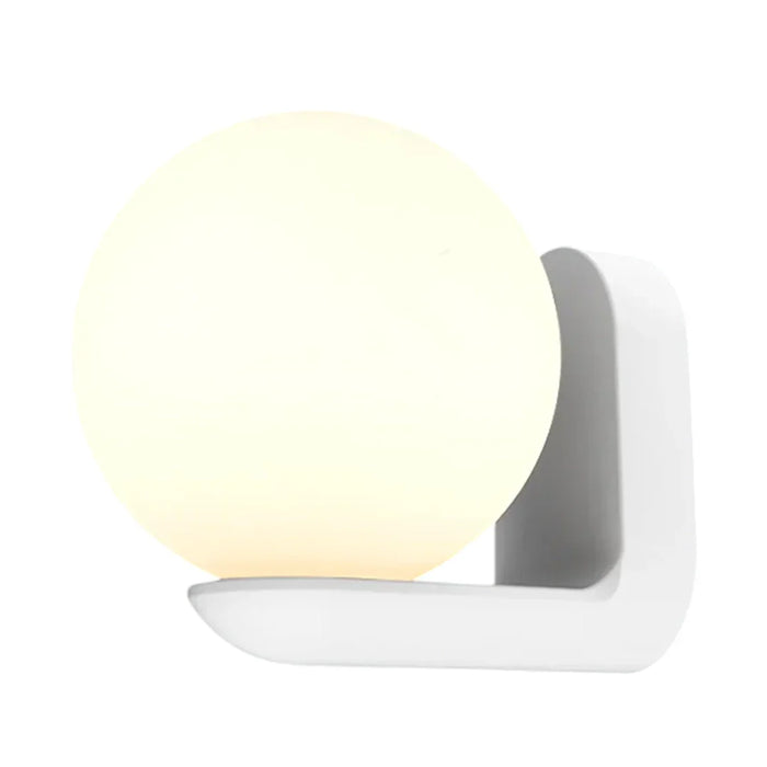 elevenpast Wall light White Modern Globe Bathroom Wall Light – Black |Brass | Chrome | White 5254.31