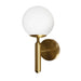 elevenpast Wall Light Satin Gold Cassia Orb Wall Light - Satin Gold | Black 5257.10
