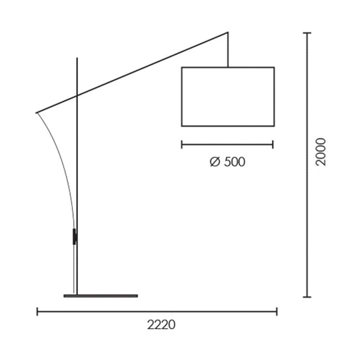 elevenpast Floor lamps Lovable Oversized Floor Lamp Black 5282.30