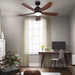 elevenpast Ceiling Fan Bright Breeze LED Ceiling Fan - Black with Wood | White