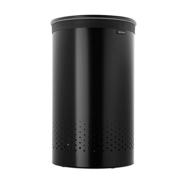 Brabantia laundry bin Laundry Bin 60 L – Matt Black with Dark Grey Lid