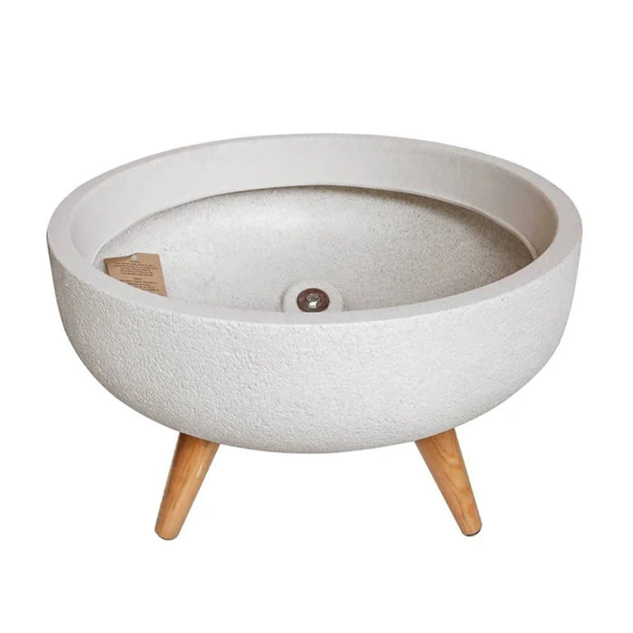 elevenpast Pots & Planters Rustic Bowl Japi Planter Cache Pot With Stand - Various Colours