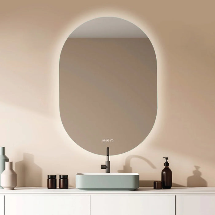 elevenpast Bathroom Mirror Denise Illuminated LED Bathroom Mirror - 2 Sizes