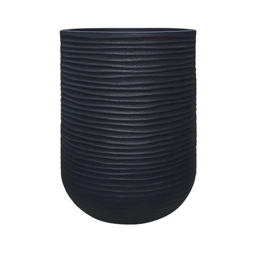 elevenpast Pots & Planters Lagoon Tall Japi Planter in Lead - 3 Sizes