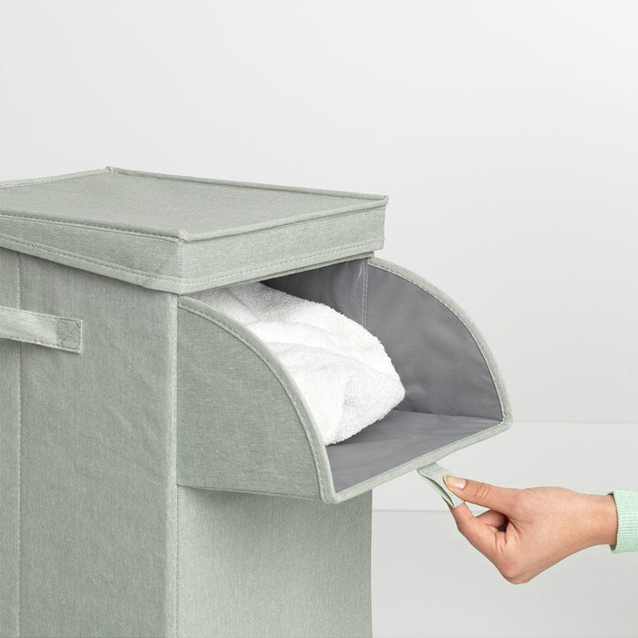 elevenpast laundry bin Brabantia Stackable Laundry Box – 35 Litre Green | Grey | Pepper Black