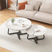elevenpast Coffee Table Kara Coffee Table Set in White | Brown