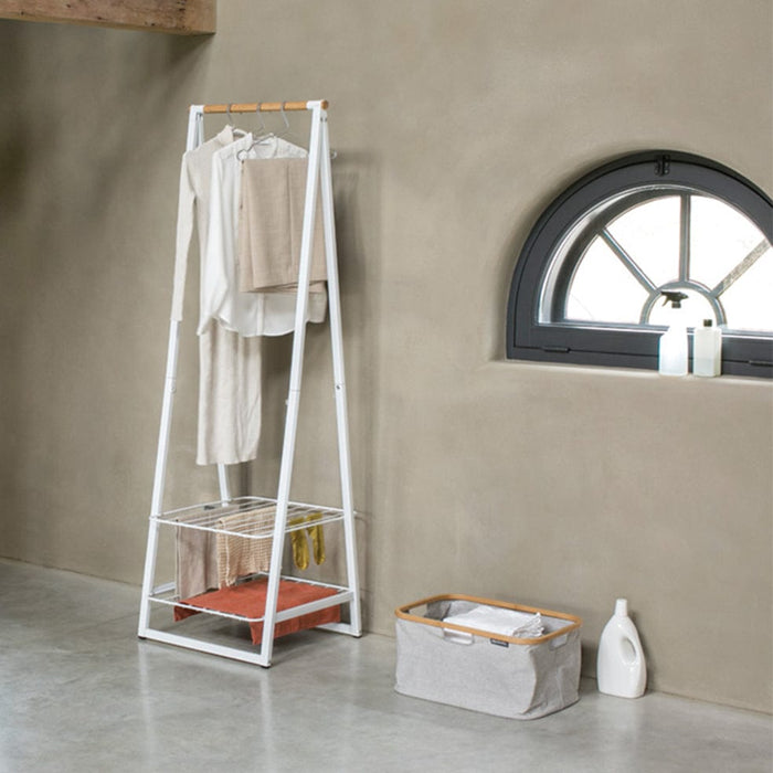 Brabantia clothing rack Linn Clothes Rack, Small - Black | White