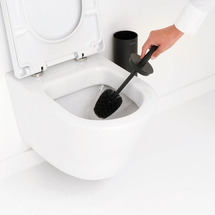 Brabantia Toilet Brush and Holder MindSet Toilet Brush and Holder - White | Grey