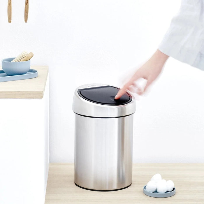 Brabantia waste bin Touch Bin 3 Litre - Matt Steel