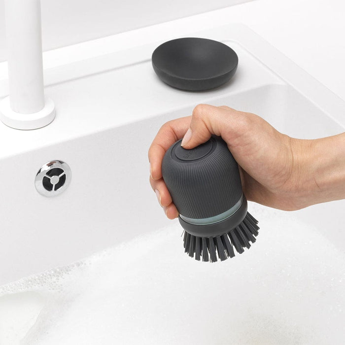 Brabantia soap dispenser Soap Dispensing Dish Brush - Light Grey | Dark Grey