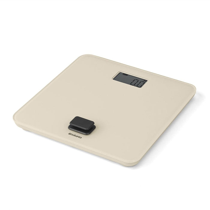 Brabantia Digital Bathroom Scale Battery Free Bathroom Scale - Dark Grey | Beige