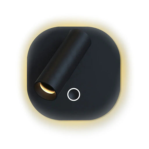 elevenpast Wall light Black LED Reading Bedroom  Wall Light with Backlight 3CCT – Adjustable Spot | Black 8280.30